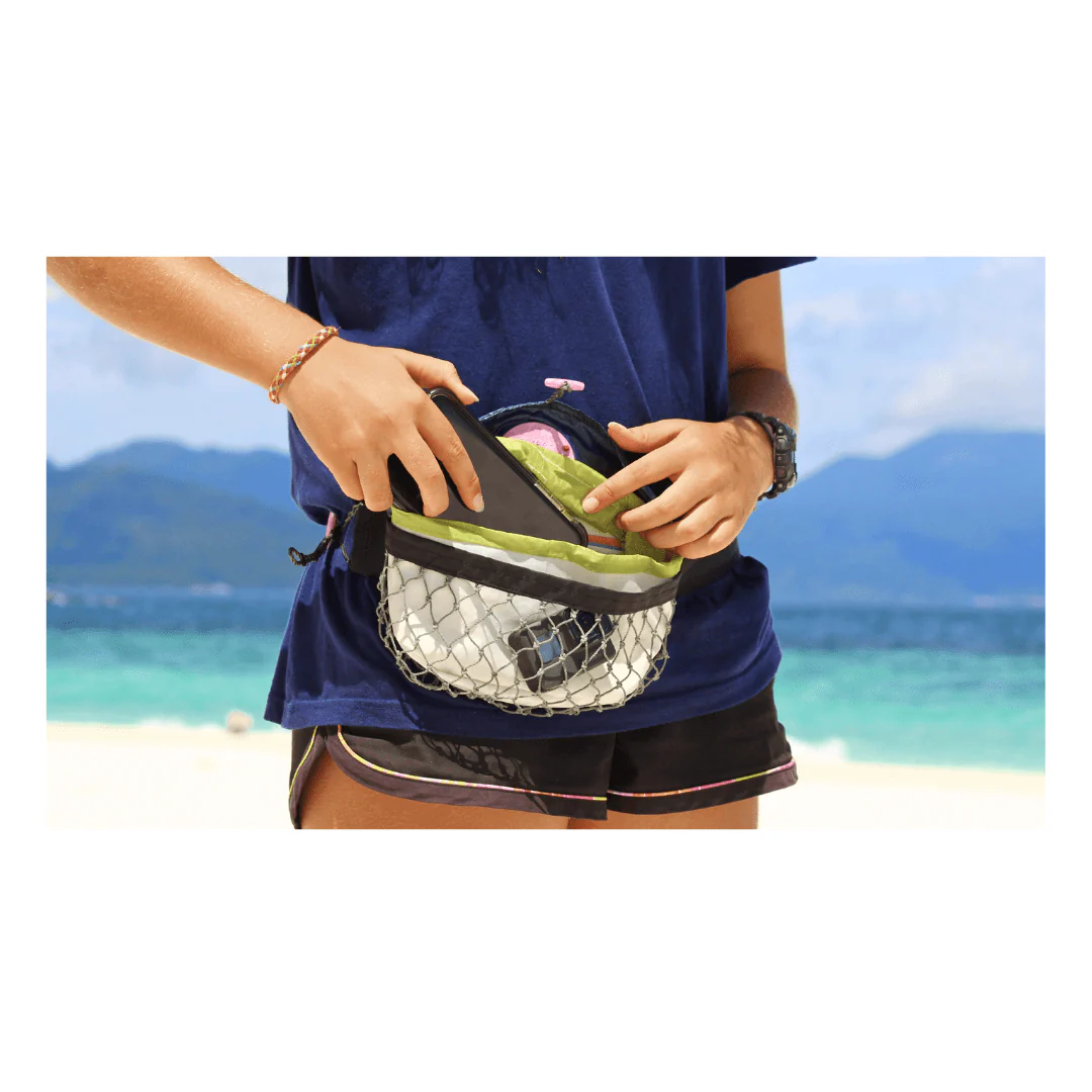 100% Upcycled Bag - Sea Jelly Hip Pack - Image 3