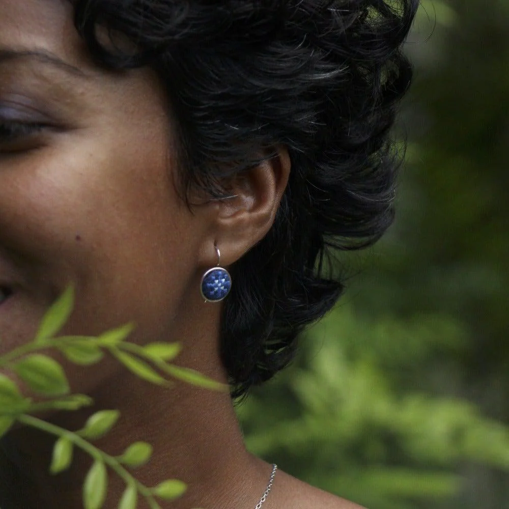 Arabesque Gold-Plated Dainty Earrings - Image 3
