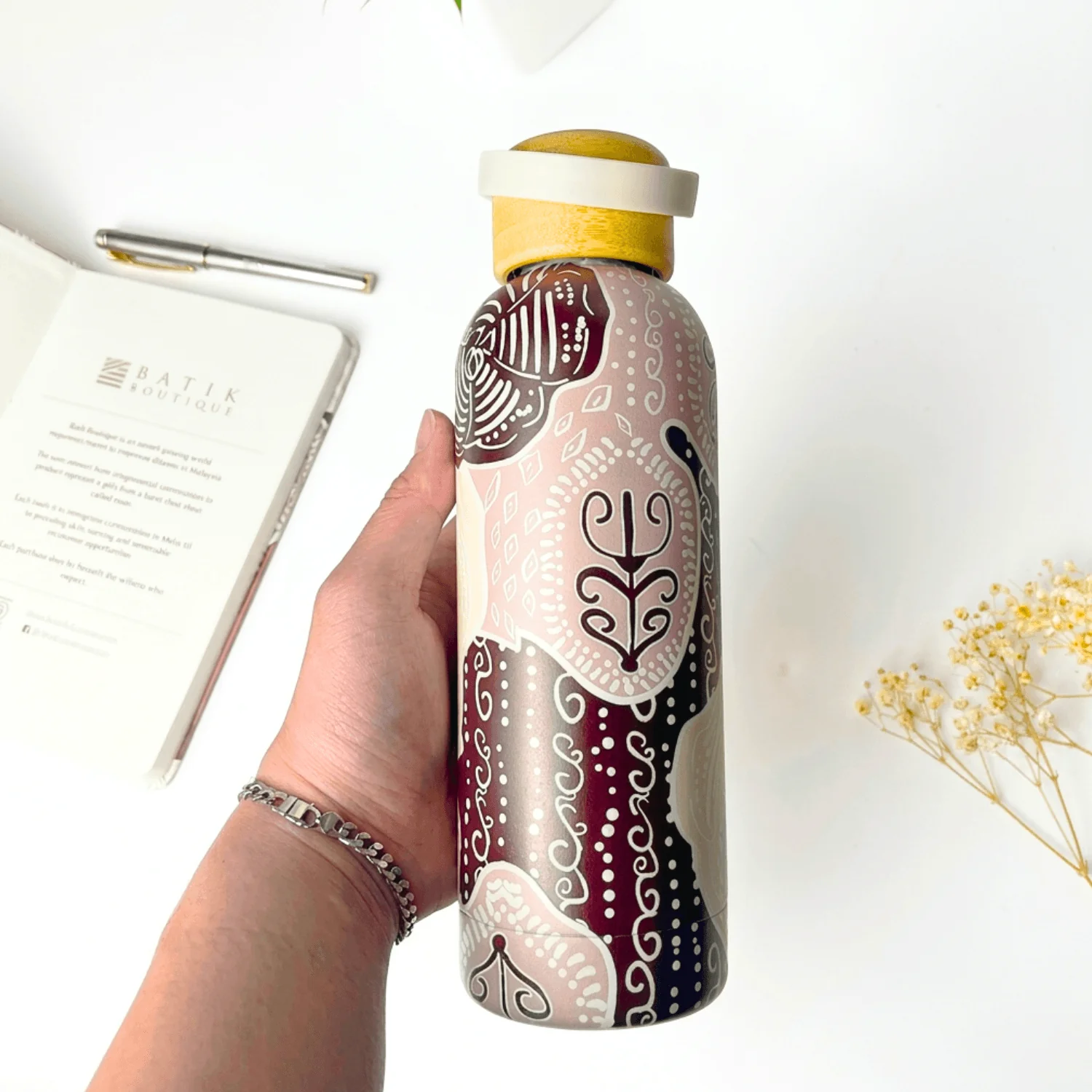 Batik Boutique : Stainless Steel Tumbler - Image 3