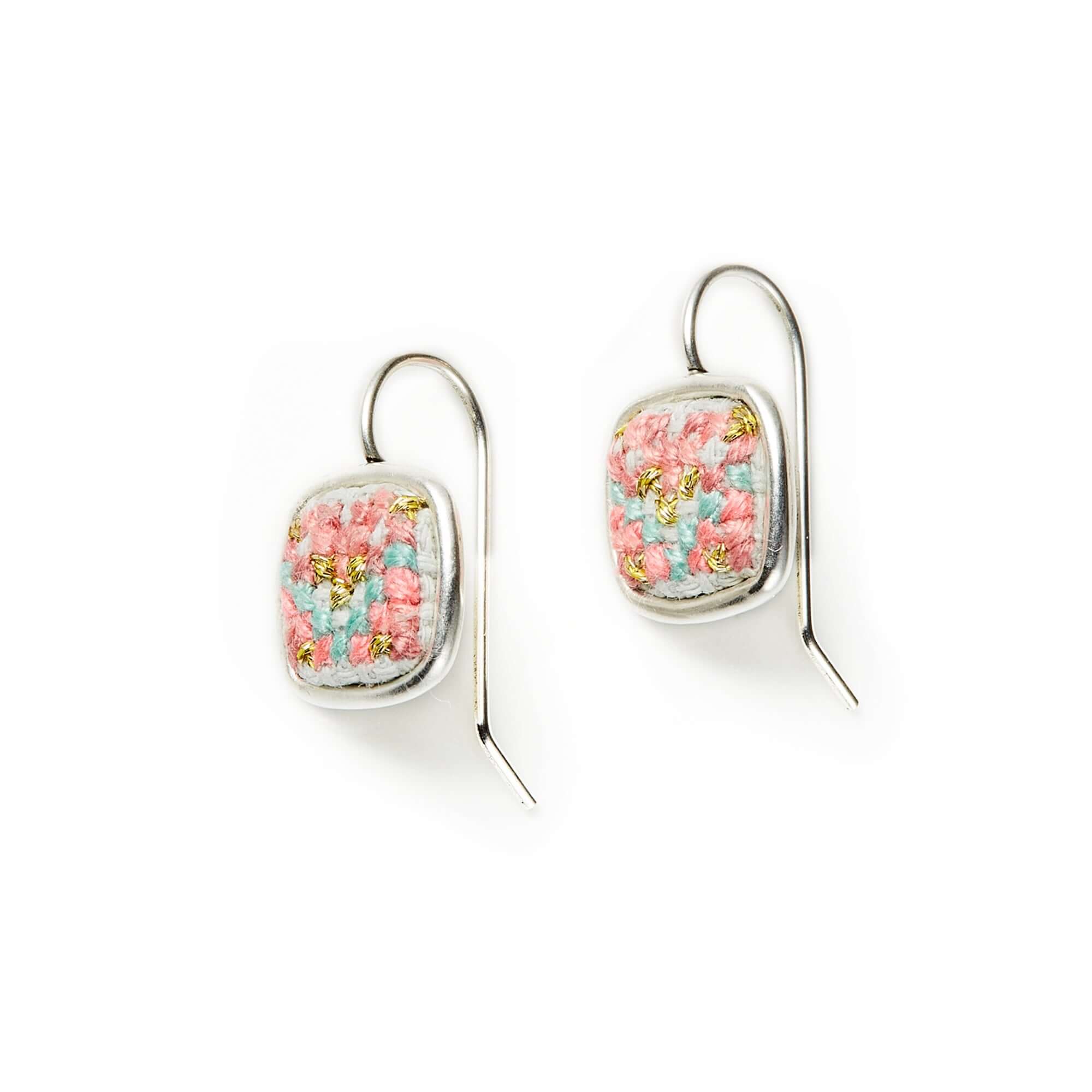 California Dreaming Square Dainty Earrings (PRE-ORDER) - Image 3
