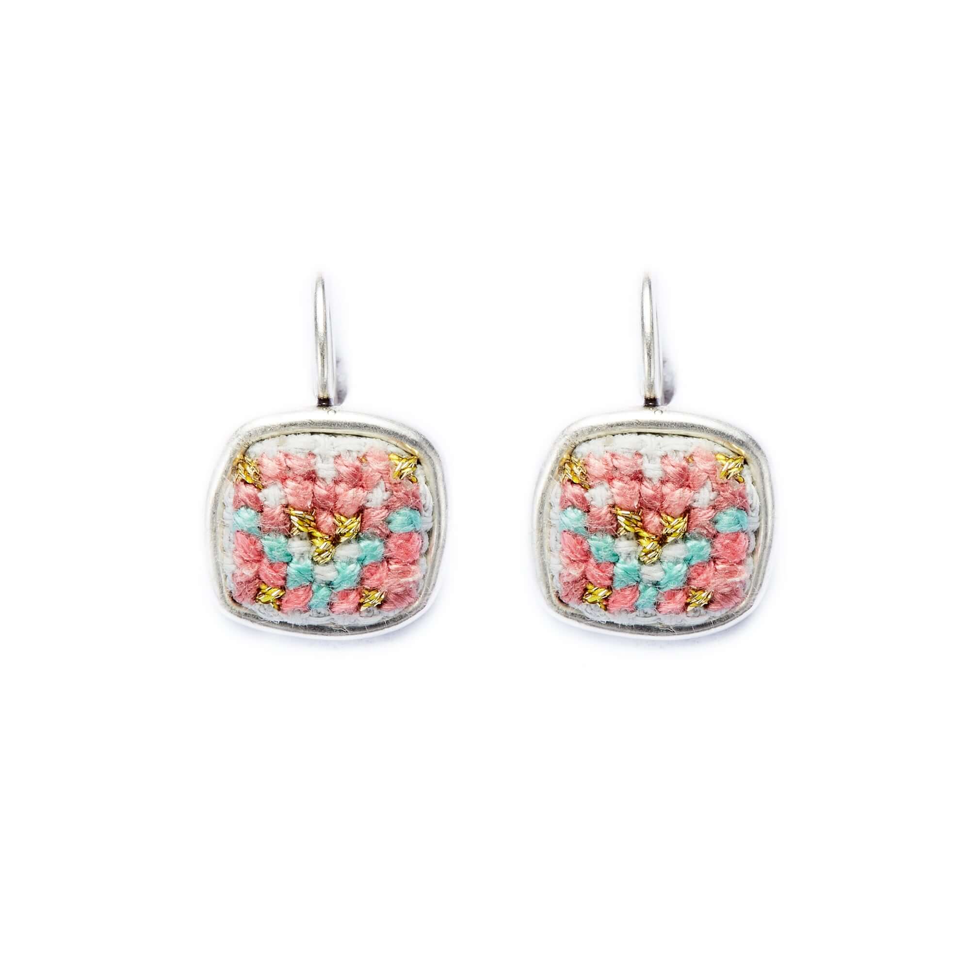 California Dreaming Square Dainty Earrings (PRE-ORDER) - Image 4