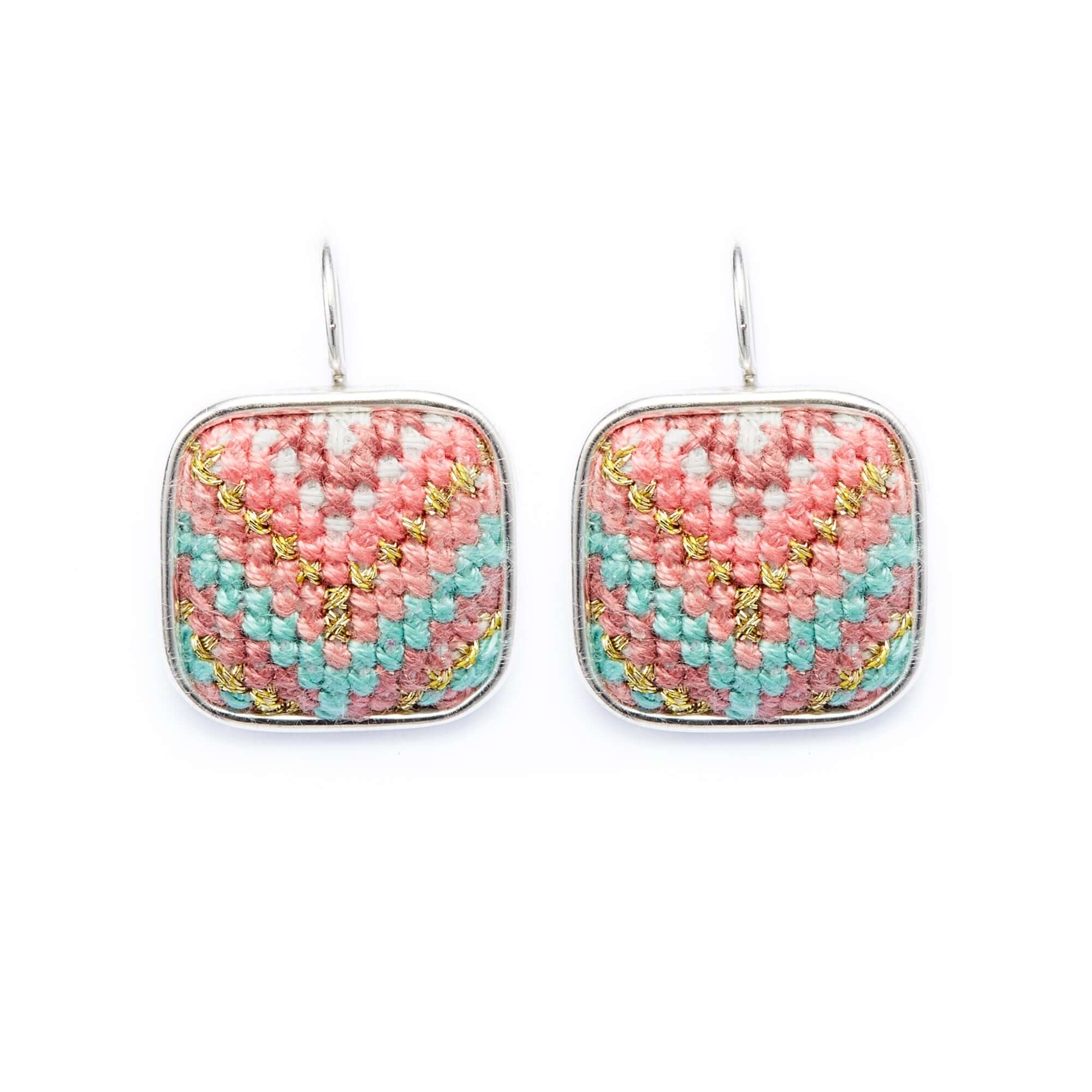 California Dreaming Square Statement Earrings (PRE ORDER) - Image 2