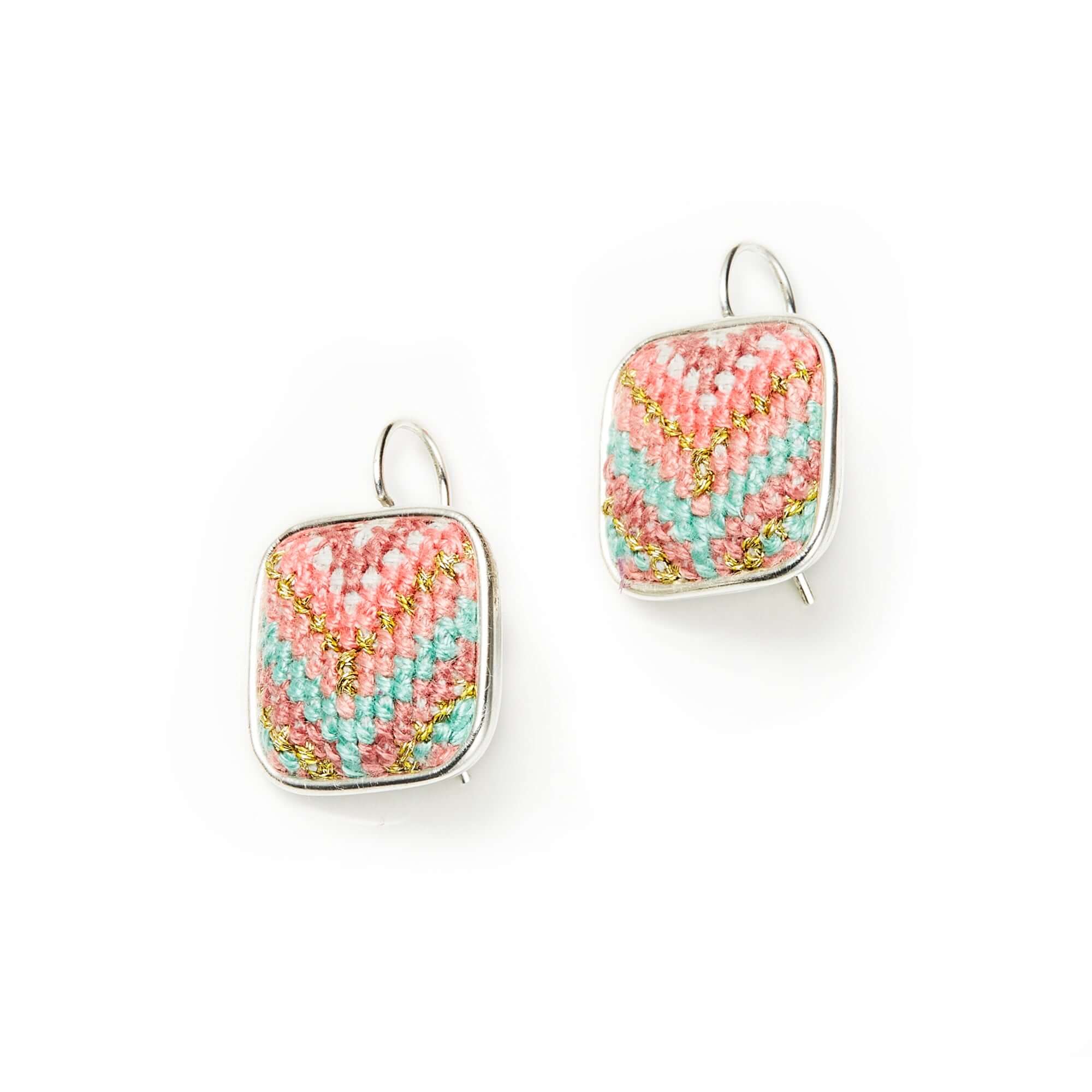 California Dreaming Square Statement Earrings (PRE ORDER) - Image 4