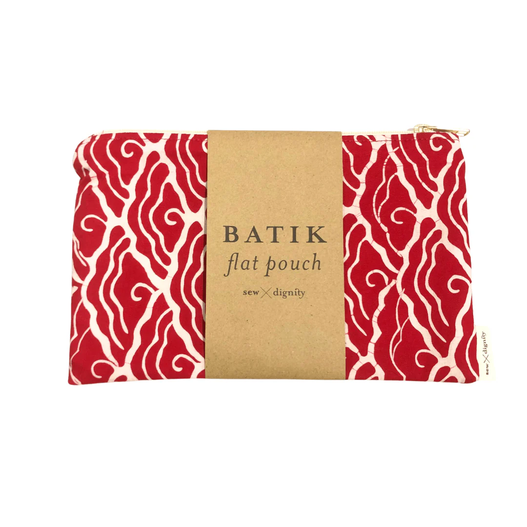 Dignity: Batik Flat Pouch - Image 5