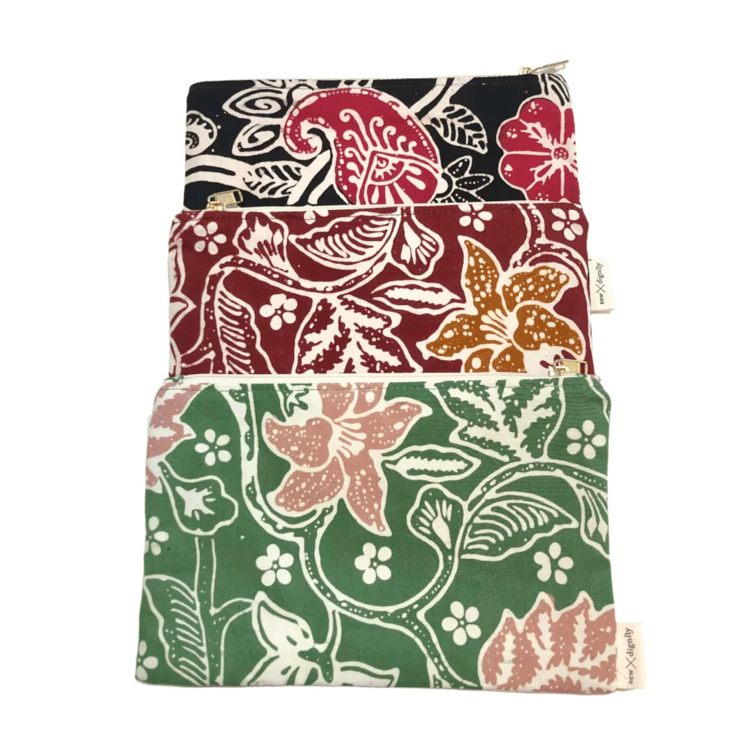 Dignity: Batik Flat Pouch - Image 7
