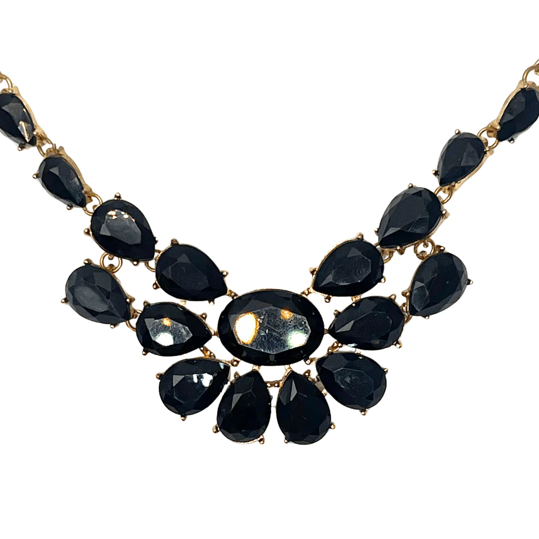 Flower Statement Necklace - Image 2