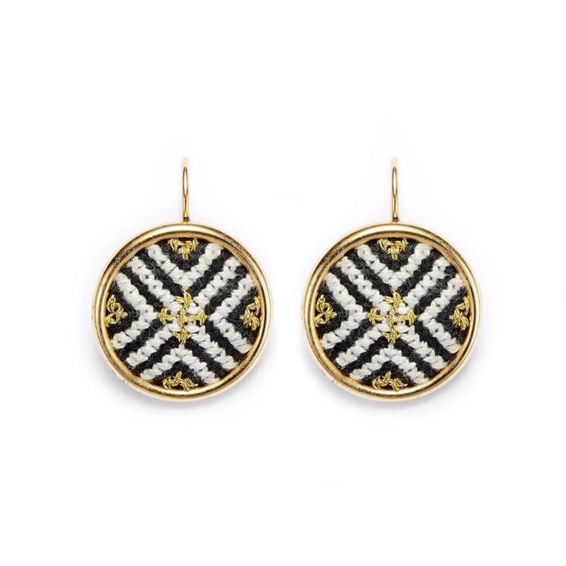 GLOW Arabesque Gold-Plated Statement Earrings