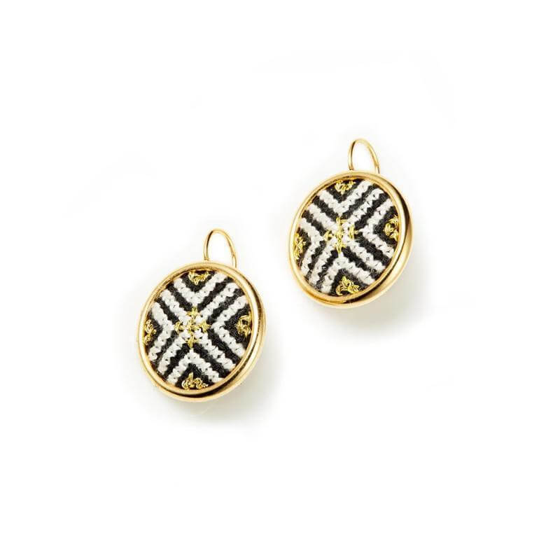 GLOW Arabesque Gold-Plated Statement Earrings - Image 2