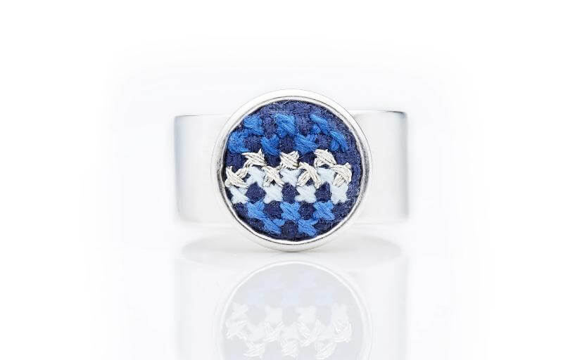GLOW Nuusum Silver-Plated Ring - Image 3