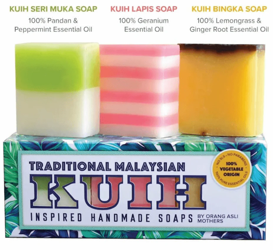 The Asli Co.: Handmade Kuih Soap Set of Three - Image 3