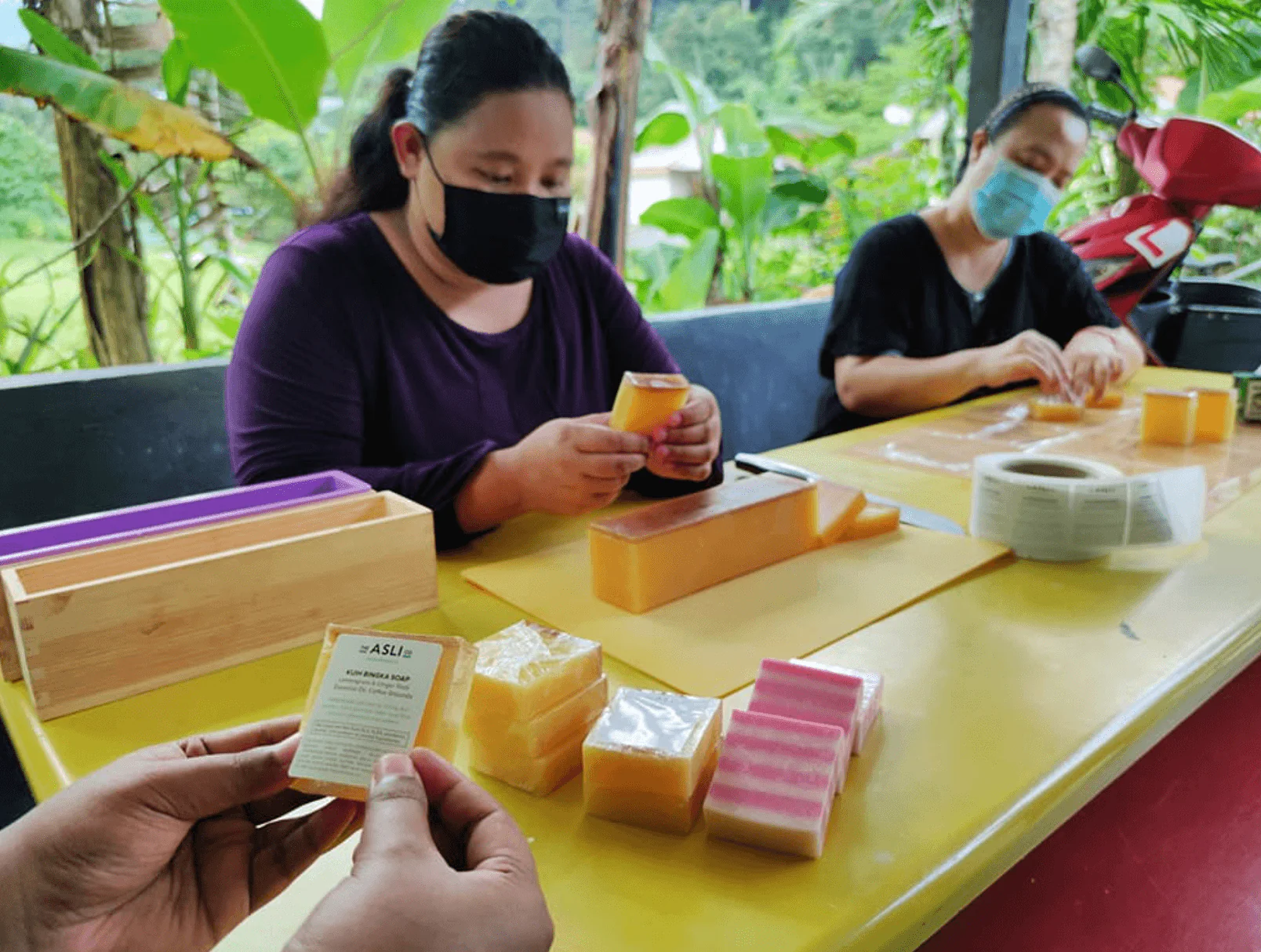 The Asli Co.: Handmade Kuih Soap Set of Three - Image 4