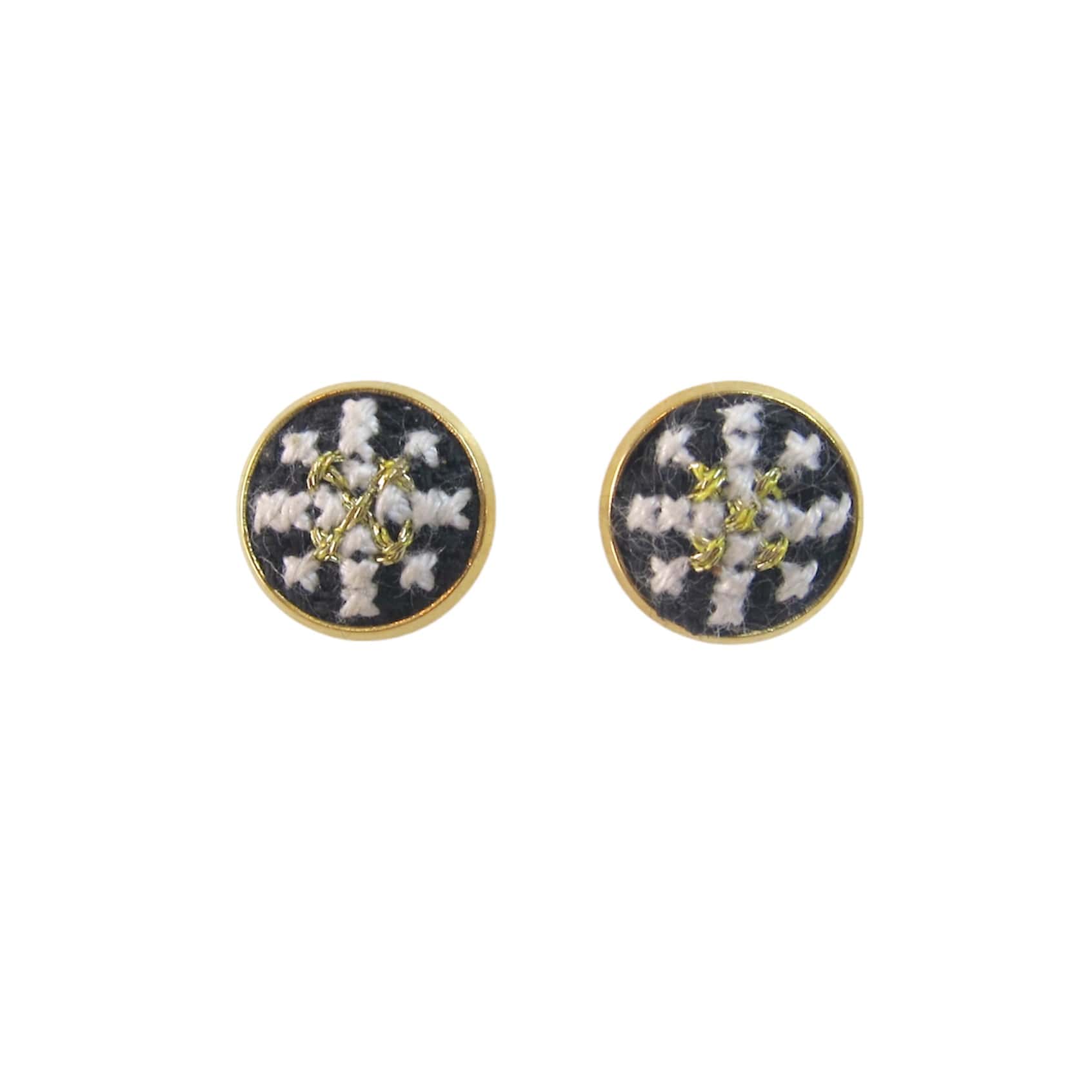 Mahi Mahi Studs - Arabesque Black