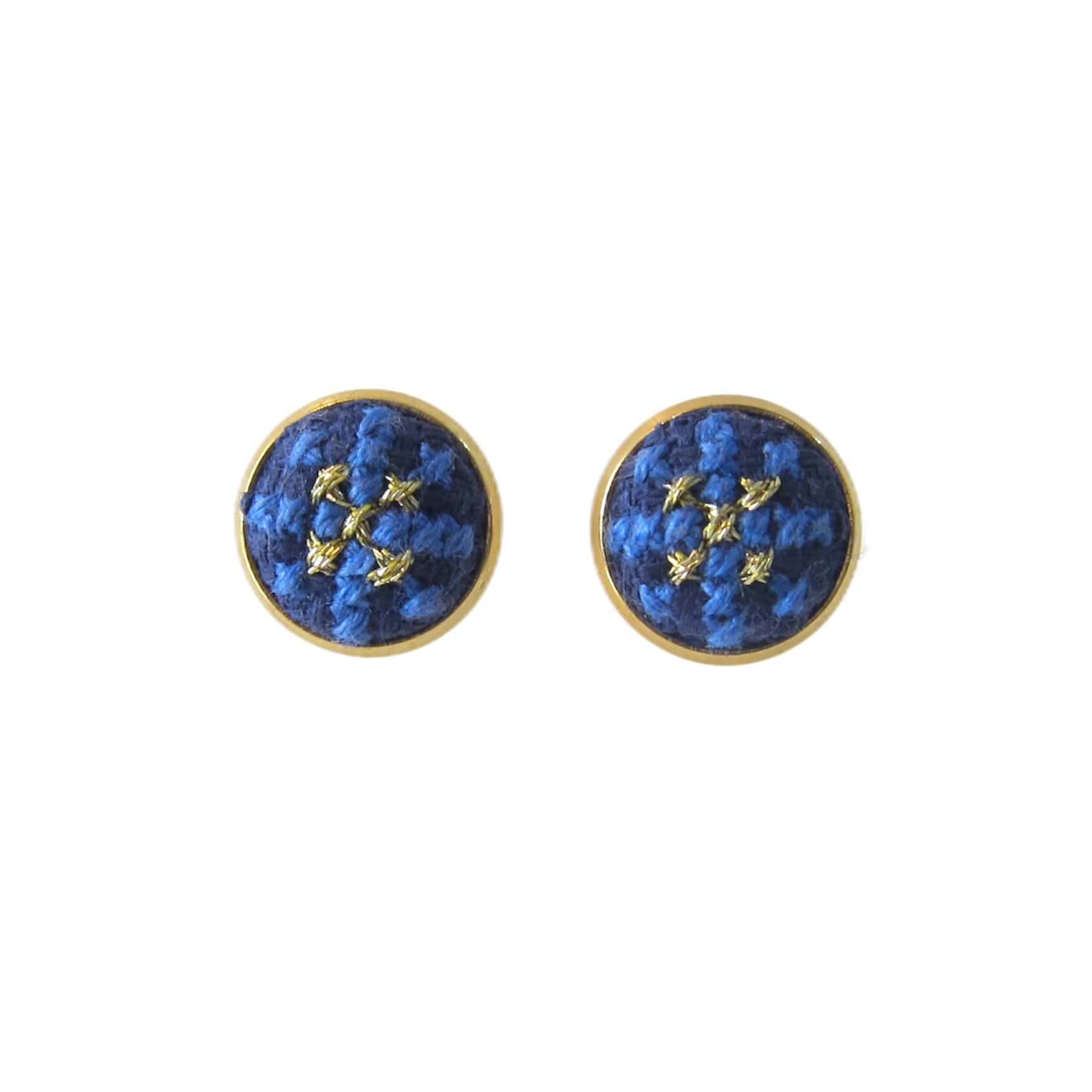 Mahi Mahi Studs - Arabesque Blue