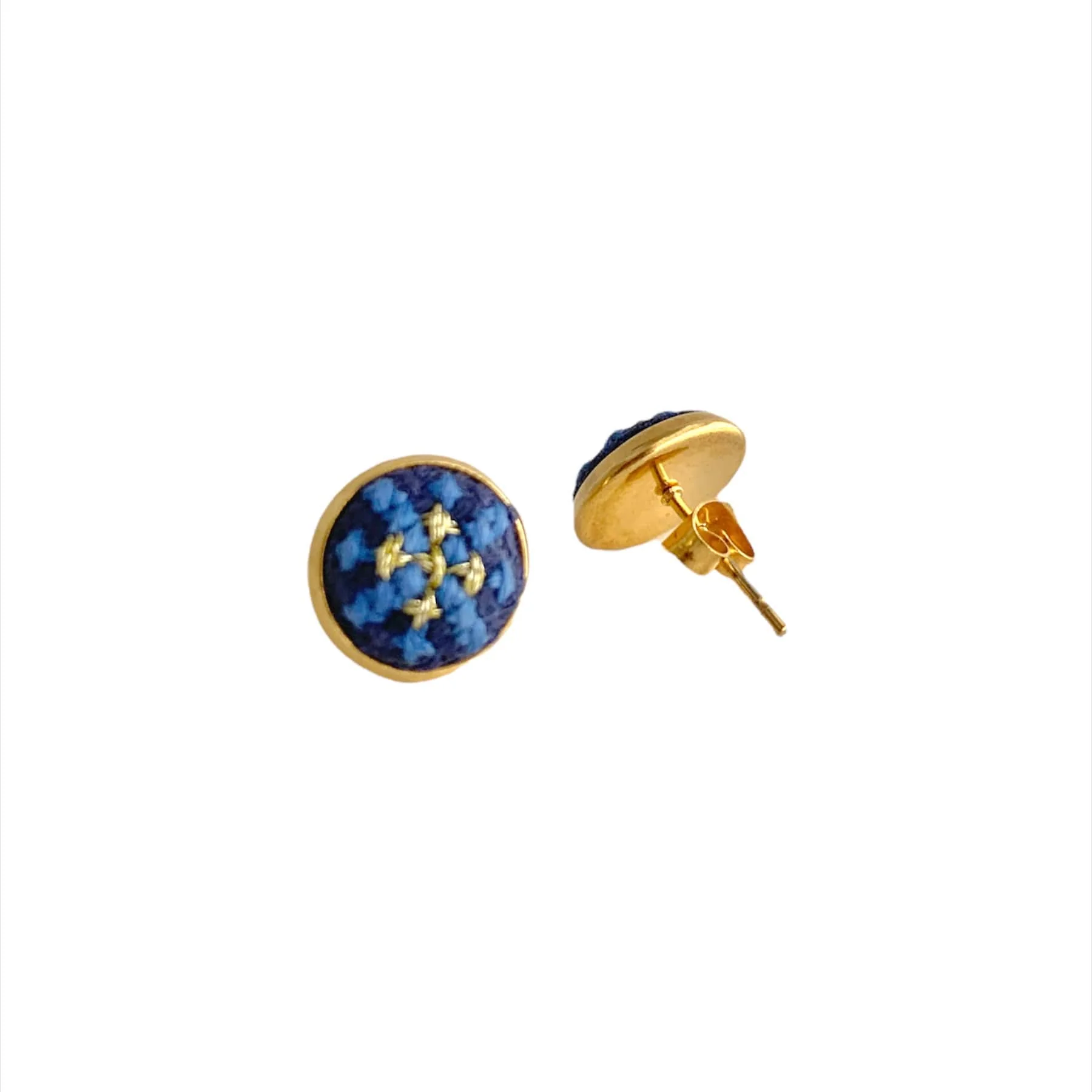 Mahi Mahi Studs - Arabesque Blue - Image 2