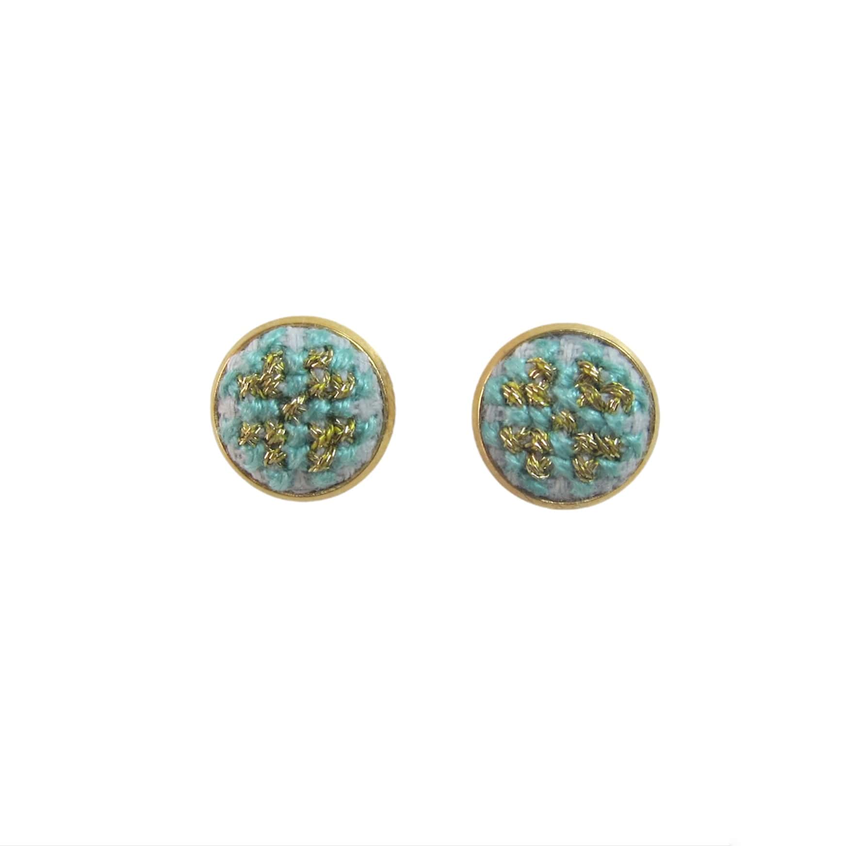 Mahi Mahi Studs - Teal