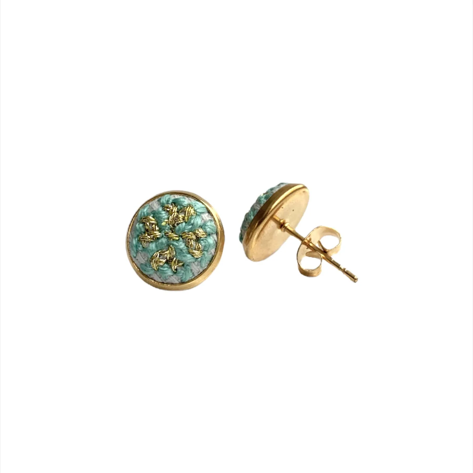 Mahi Mahi Studs - Teal - Image 2
