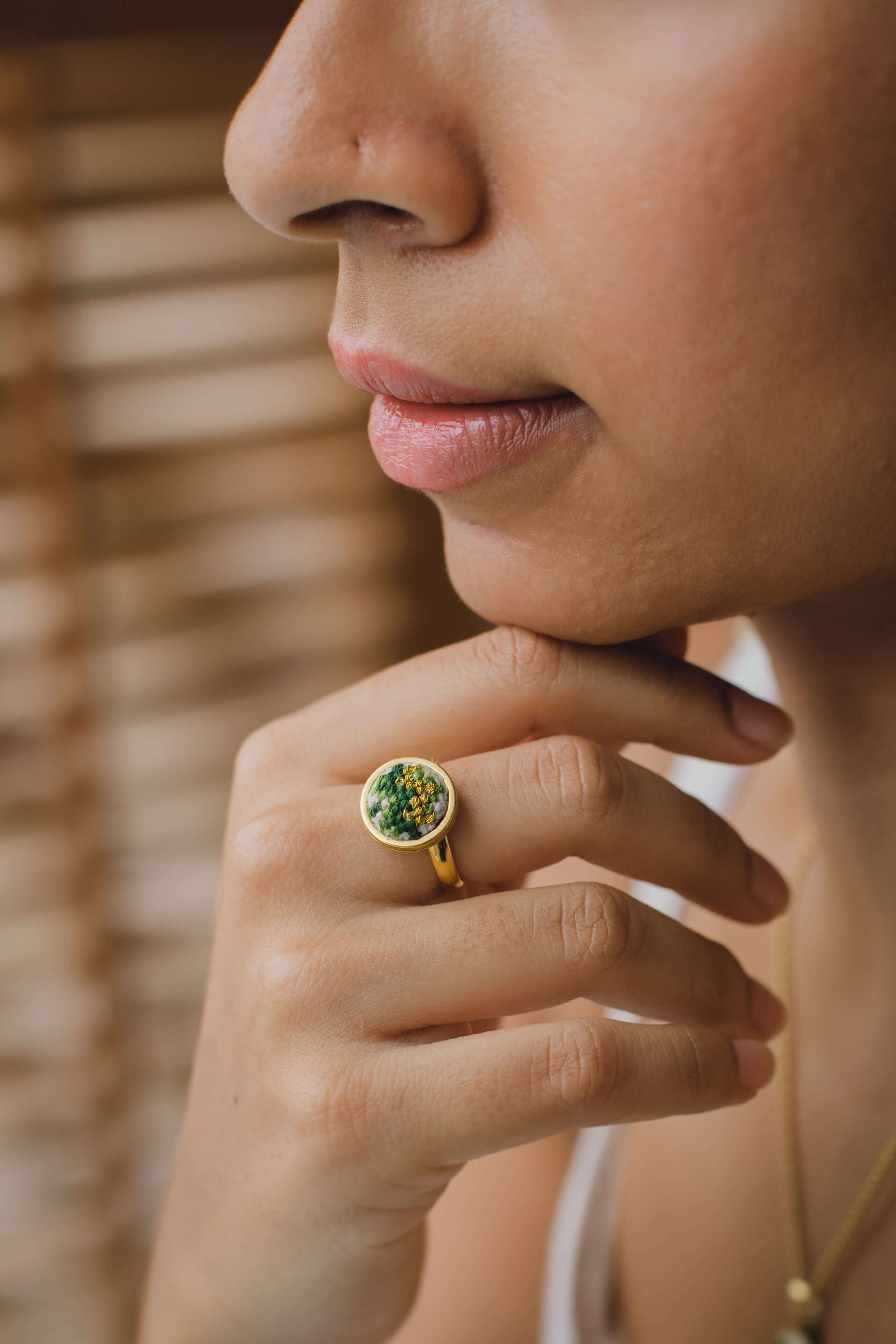 Puffy Ring - Daun - Image 3