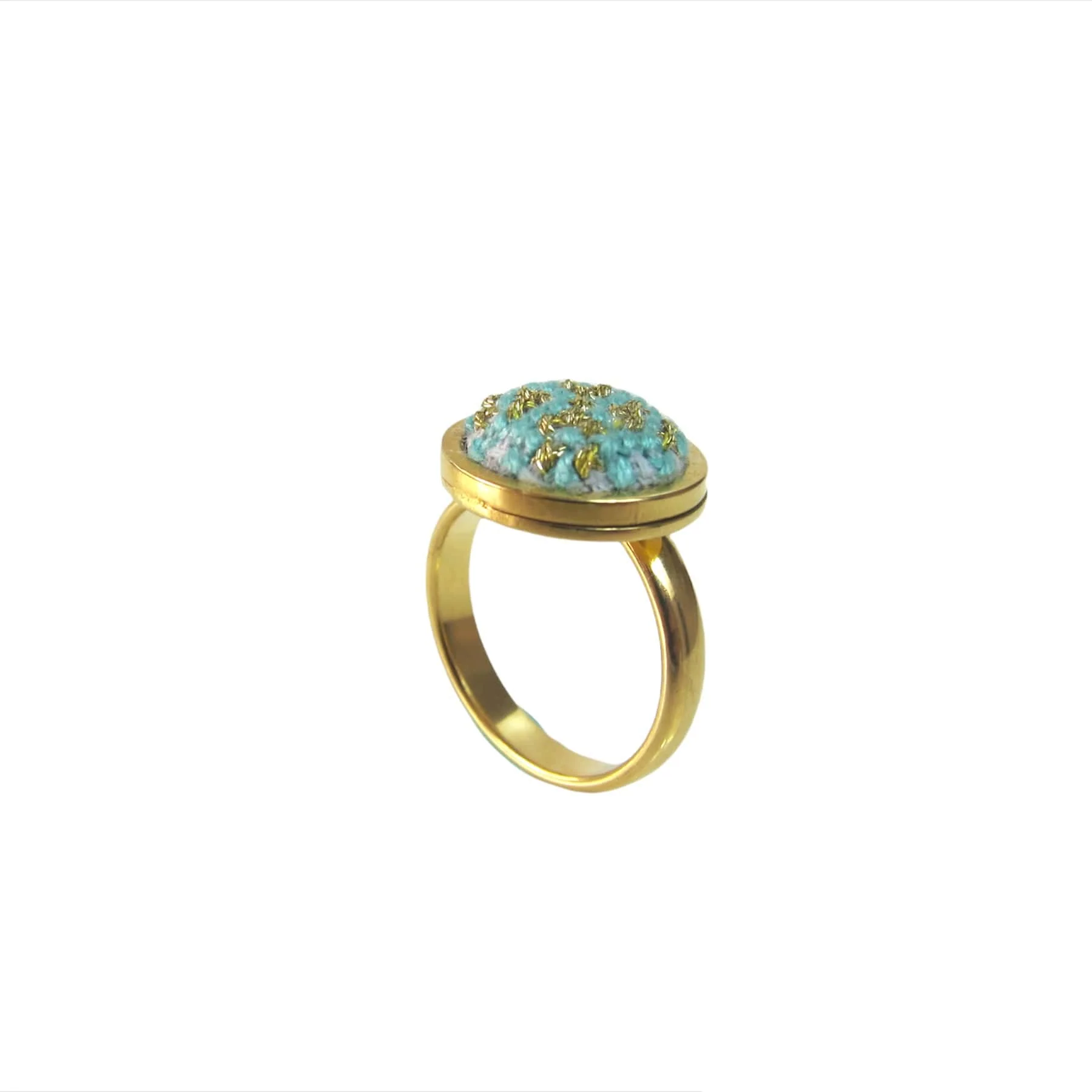 Puffy Ring - Teal - Image 2