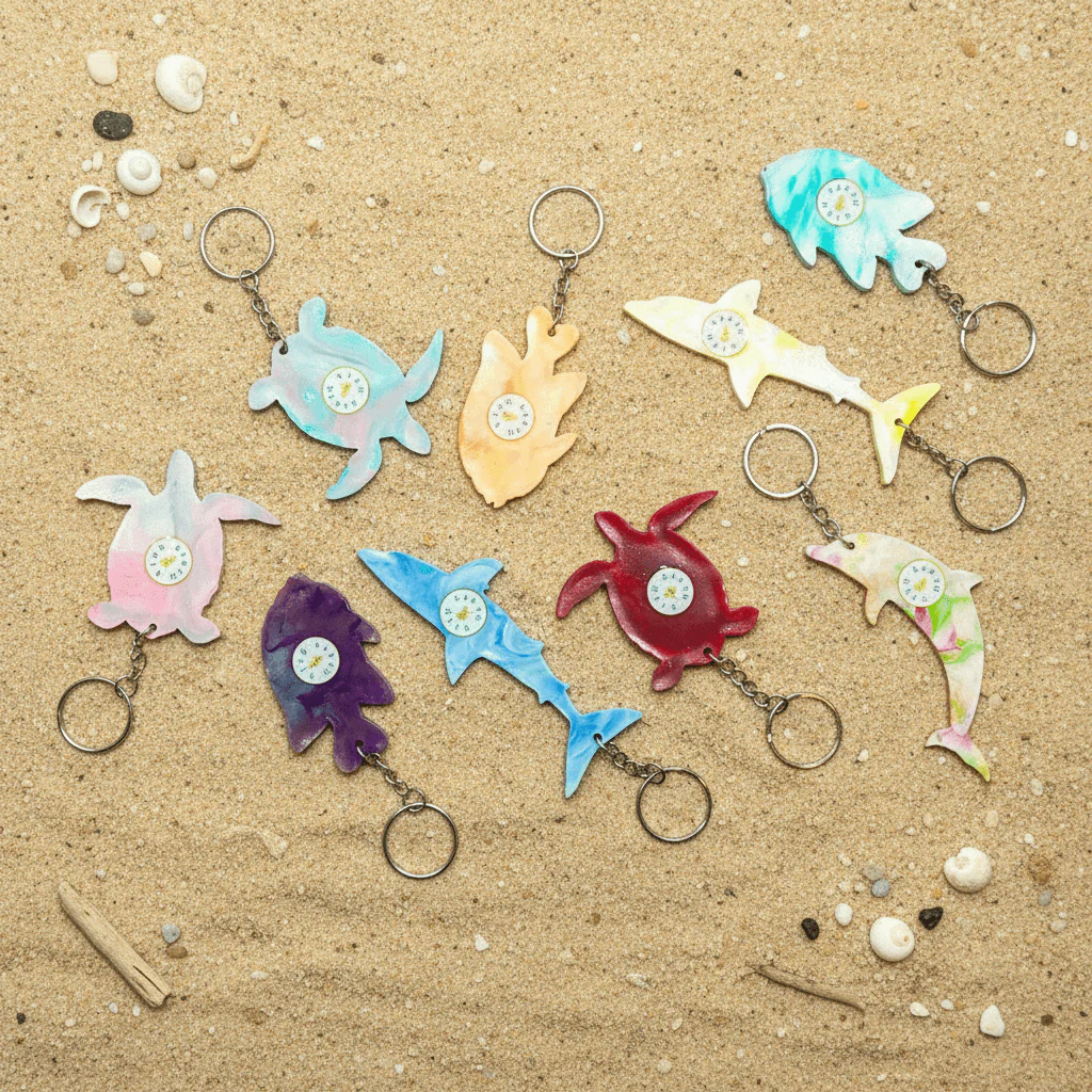Earth Heir Sea Animal Plastic Keychain - Image 2
