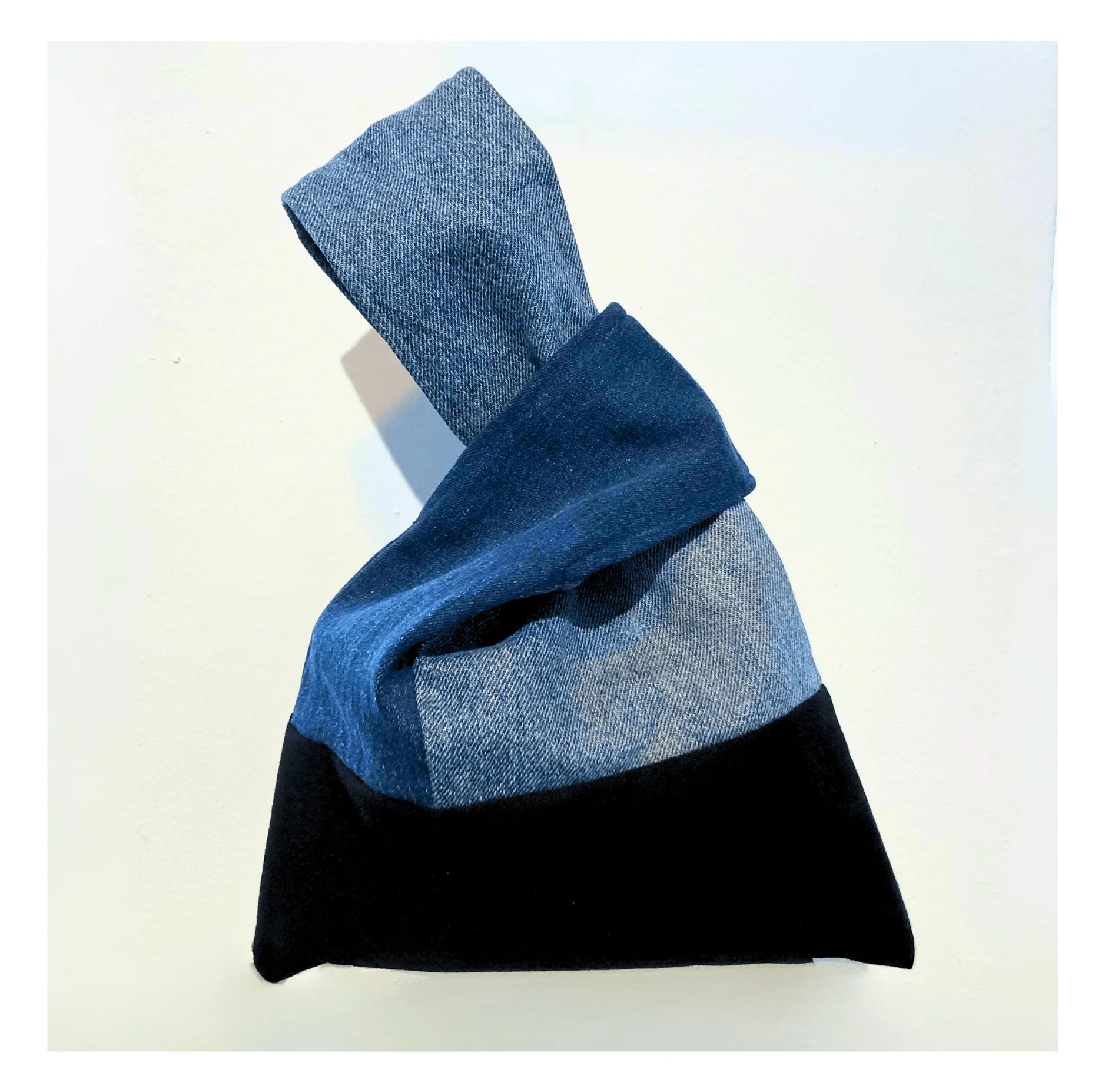 Kloth Circularity : Upcycled Denim Mini Knot Bag - Image 2